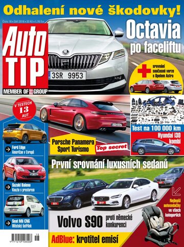 Obálka e-magazínu Auto TIP 22.8.2016
