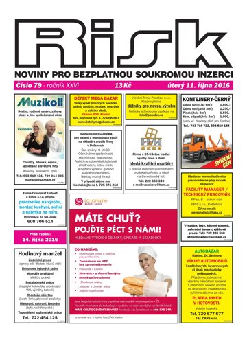 Obálka e-magazínu Risk 79/2016