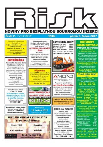Obálka e-magazínu Risk 2/2017