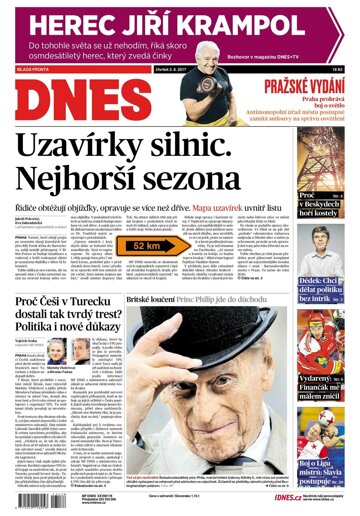 Obálka e-magazínu MF Dnes 3.8.2017