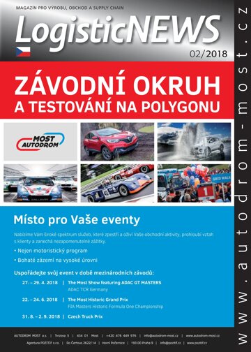 Obálka e-magazínu Logistic News 2/2018