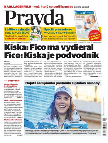 Obálka e-magazínu Pravda 23. 2. 2019