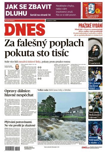 Obálka e-magazínu MF Dnes 23.5.2019