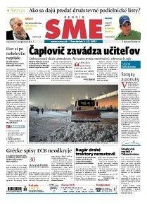 Obálka e-magazínu SME 3.12.2012