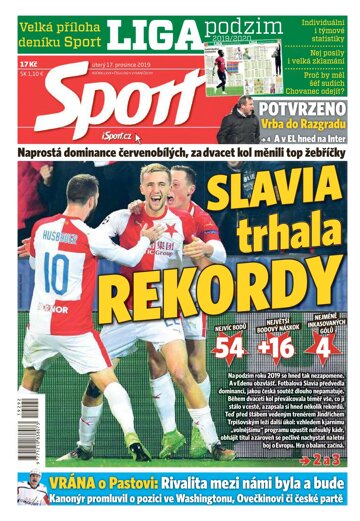 Obálka e-magazínu Sport 17.12.2019