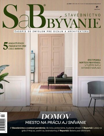 Obálka e-magazínu Stavebbnictvo a byvanie maj jun 2020