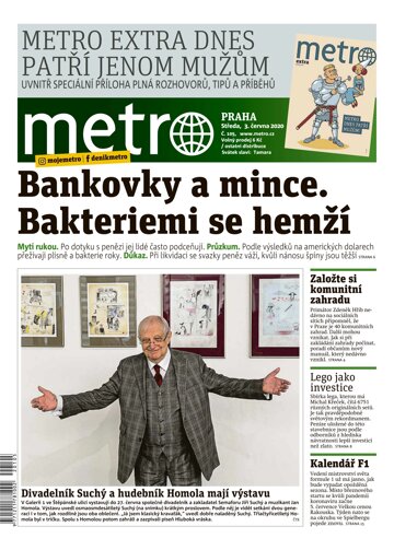 Obálka e-magazínu deník METRO 3.6.2020