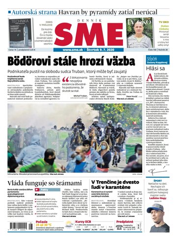 Obálka e-magazínu SME 9.7.2020