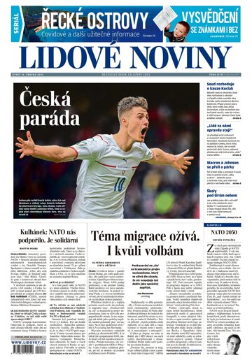 Obálka e-magazínu Lidové noviny 15.6.2021