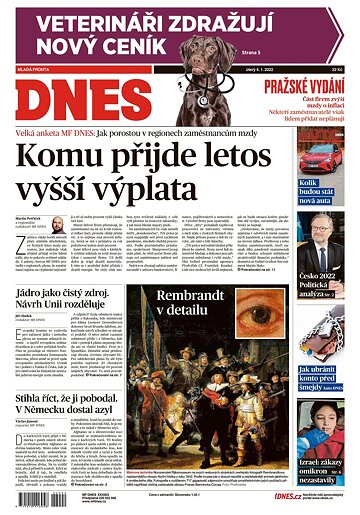 Obálka e-magazínu MF Dnes 4.1.2022