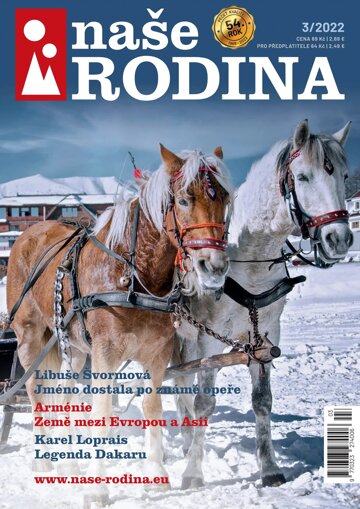 Obálka e-magazínu Naše rodina 3/2022