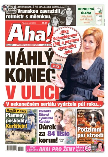 Obálka e-magazínu AHA! 22.9.2023