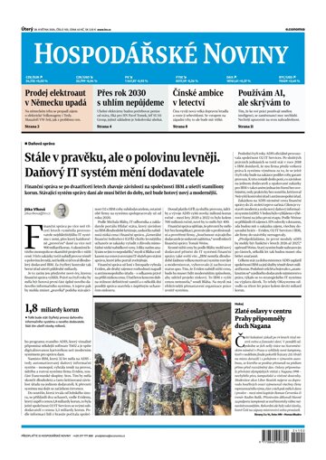 Obálka e-magazínu Hospodářské noviny 102 - 28.5.2024