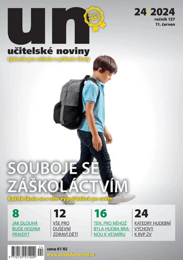 Obálka e-magazínu Učitelské noviny 24/2024