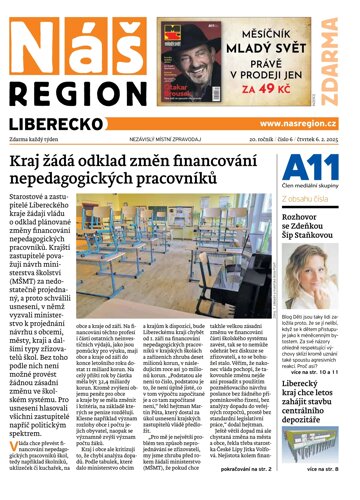 Obálka e-magazínu Náš Region - Liberecko 6/2025