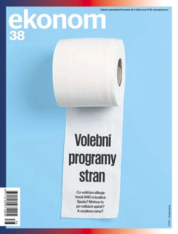 Obálka e-magazínu Ekonom 38 - 25.9.2025