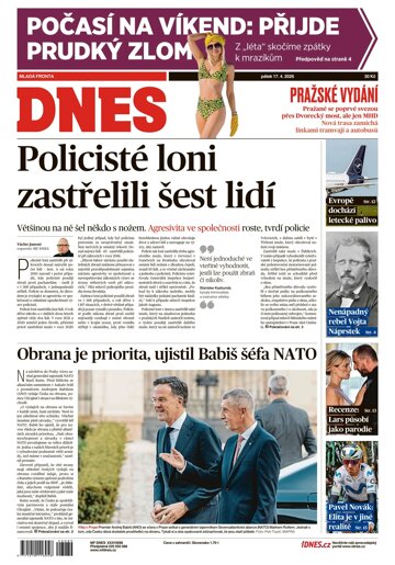 Obálka e-magazínu MF Dnes 17.4.2026