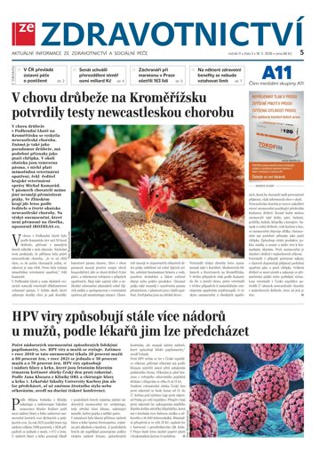 Obálka e-magazínu Ze Zdravotnictví 5/2026