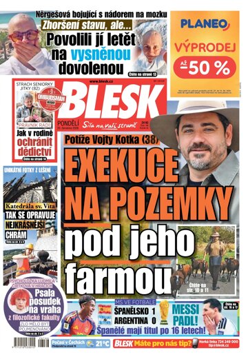 Obálka e-magazínu Blesk 20.7.2026