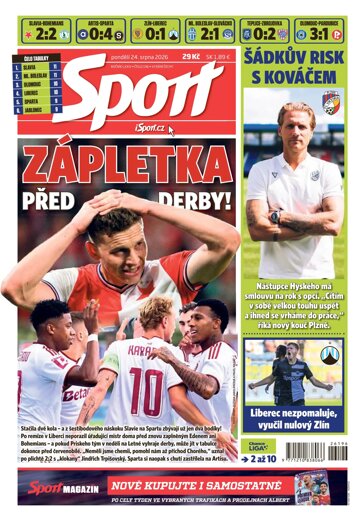 Obálka e-magazínu Sport 24.8.2026