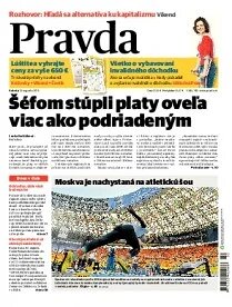 Obálka e-magazínu Pravda 10. 8. 2013