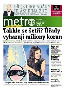 Obálka e-magazínu deník METRO 13.8.2013