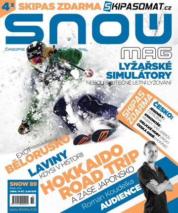 Obálka e-magazínu SNOW 89 - říjen 2015