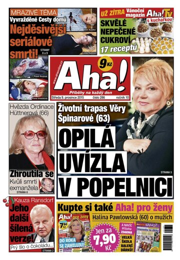 Obálka e-magazínu AHA! 9.12.2015