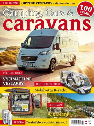 Obálka e-magazínu Camping, Cars & Caravans 2/2019 (březen/duben)