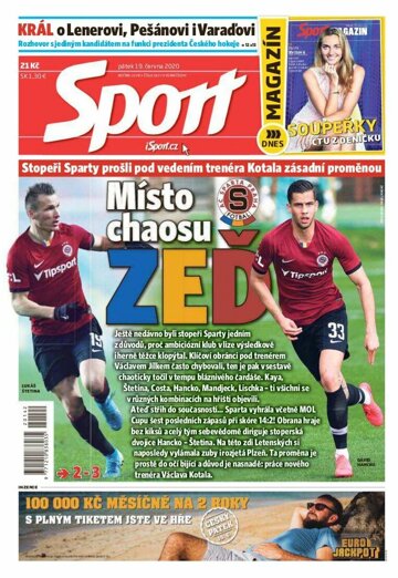 Obálka e-magazínu Sport 19.6.2020