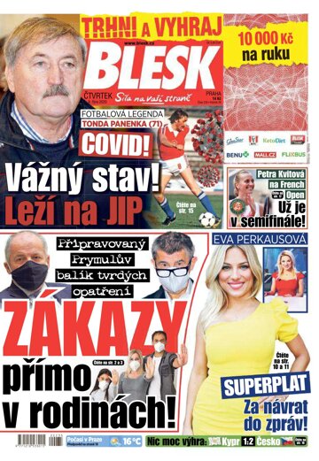 Obálka e-magazínu Blesk 8.10.2020