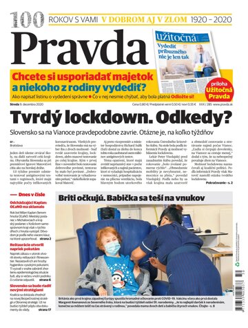 Obálka e-magazínu Pravda 9.12.2020