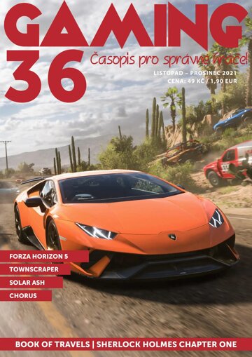 Obálka e-magazínu GAMING 36
