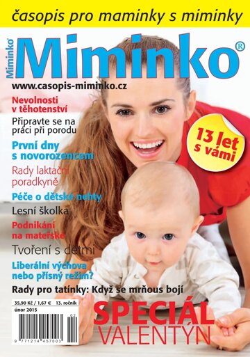 Obálka e-magazínu Miminko 2/2015