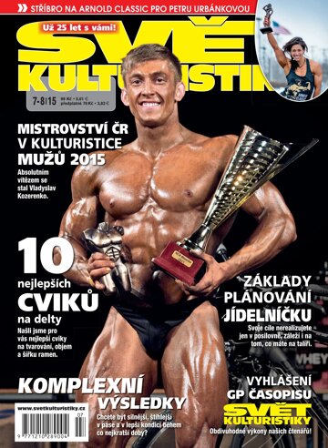 Obálka e-magazínu Svět Kulturistiky 7-8/2015