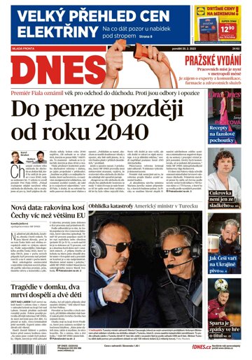 Obálka e-magazínu MF Dnes 20.2.2023