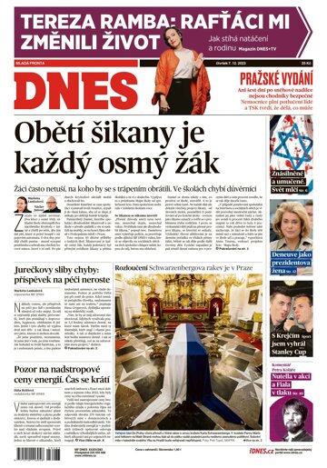 Obálka e-magazínu MF Dnes 7.12.2023