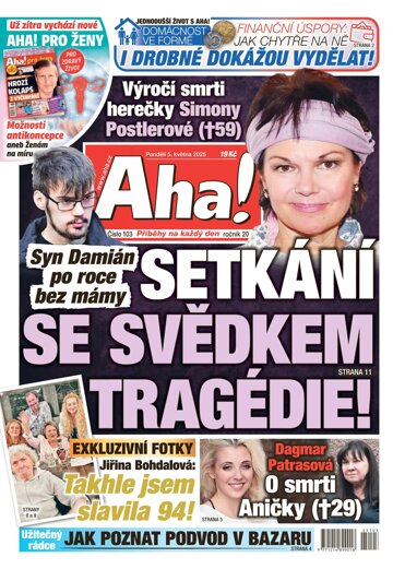 Obálka e-magazínu AHA! 5.5.2025