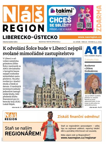 Obálka e-magazínu Náš Region - Ústecko 20/2025