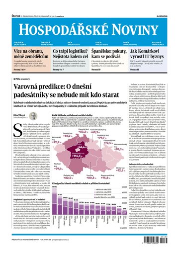 Obálka e-magazínu Hospodářské noviny 137 - 17.7.2025