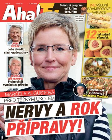 Obálka e-magazínu AHA! Tv - 02.10.2025