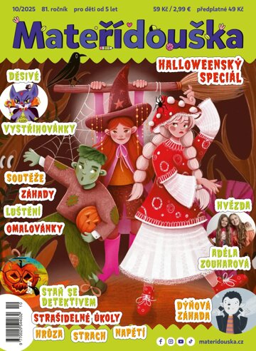 Obálka e-magazínu Mateřídouška 10/2025