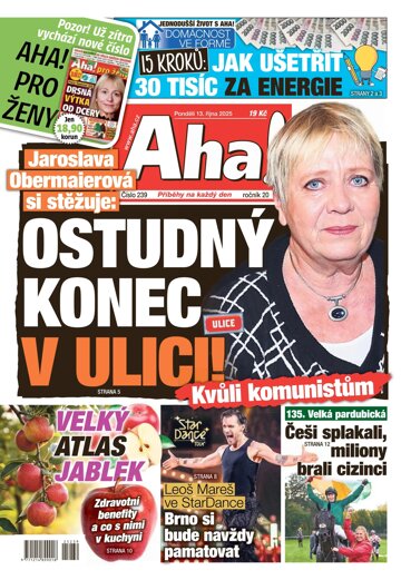 Obálka e-magazínu AHA! 13.10.2025