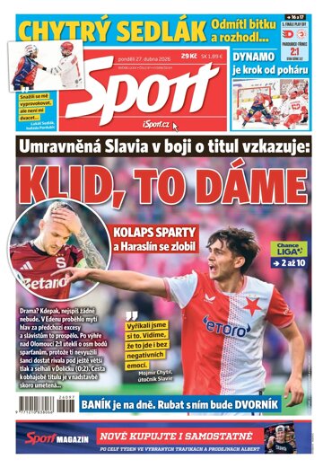 Obálka e-magazínu Sport 27.4.2026