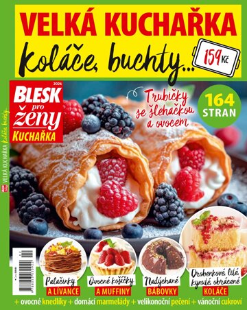 Obálka e-magazínu VELKÁ KUCHAŘKA koláče, buchty...