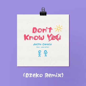 Obálka uvítací melodie Don't Know You (feat. Jake Miller) [Dzeko Remix]