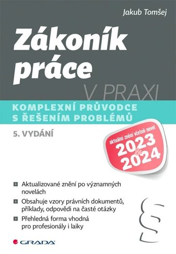 Obálka knihy Zákoník práce v praxi - 5. vydání