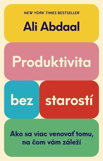 Obálka knihy Produktivita bez starostí