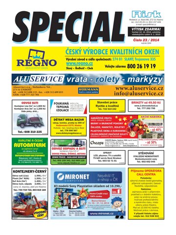 Obálka e-magazínu Special 23/2014