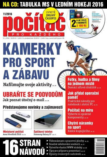 Obálka e-magazínu Počítač pro každého 11/2016